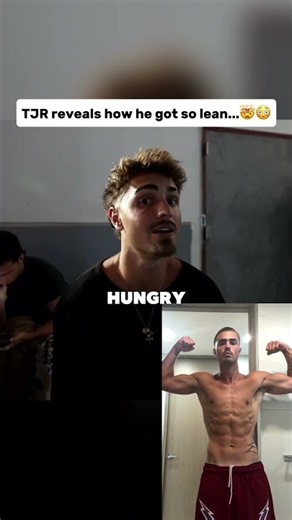 TJR reveals how he got so lean...🤯😳 #tjr #daytrade
