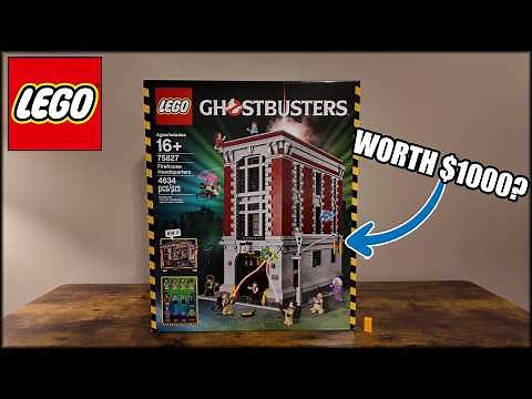 LEGO Ghostbusters Firehouse HQ 75827 (2016) Review! The White Whale!