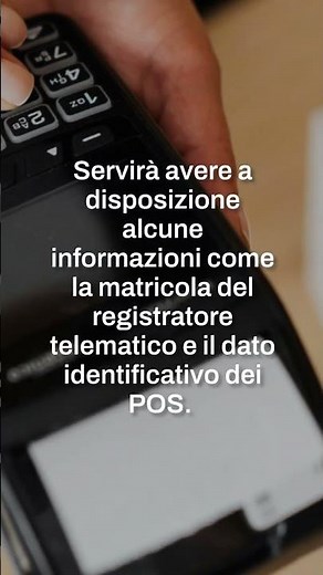 POS-cash register connection: what data should I provide to the Revenue Agency?