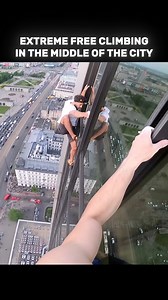 32K views · 248 reactions | Extreme free climbing in the city ! #climbing #adventure #gopro #climb #adrenaline #stunt | Alexis Landot | Facebook