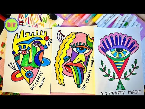 Pop Art Live Drawing | 3 Original Artworks with Acrylic Markers