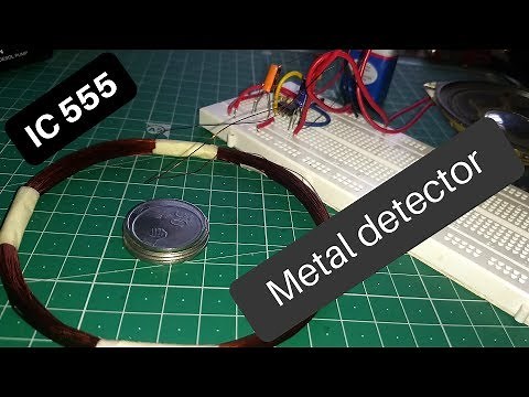How to make simple metal detector using 555