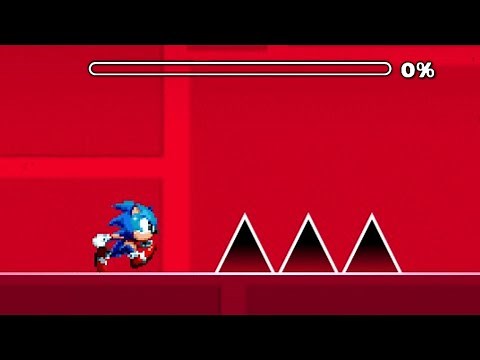 Sonic in Geometry Dash