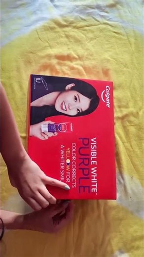 Smile bright like @RashmikaMandanna with her favorite beauty hack - Colgate Visible White Purple 💜✨️