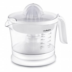 moRollio Citrus Juicer, Orange Juicer | Electric Citrus Juicer, Adjustable Pulp Control, 32oz