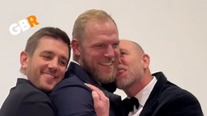 Mike Tindall in fun behind-the-scenes clip shoot for podcast tour