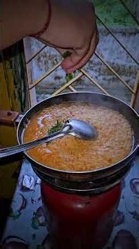 Bachelor Life + Rain = Maggi Therapy 🍜🌧️ #maggi #cooking #food #rain #monsoonmood