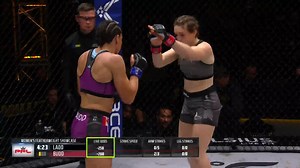 Aspen Ladd gets Julia down and immediately takes the back! [#PFLWorldChampionship | BUY NOW pfl.info/PFLPPV | LIVE ON ESPN PPV] | PFL MMA