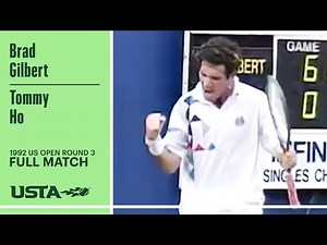 Brad Gilbert vs Tommy Ho Full Match | 1992 US Open Round 3