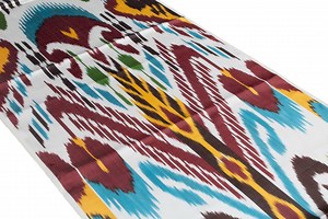 Multicolor Silk Ikat Fabric - Elegant Ikat Fabric Pattern, Ikat Fabric by the Yard, Ikat Cloth Material, Woven Ikat Textile, Boho Upholstery - Etsy Canada