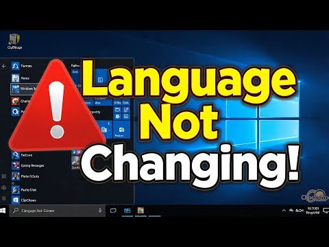 How to fix language not changing on Windows 11