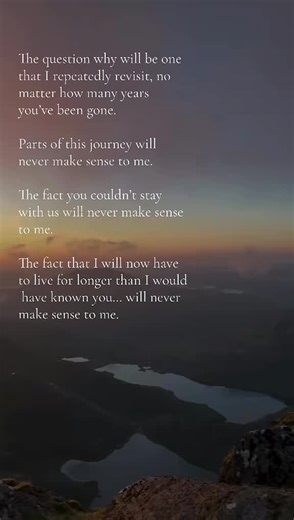 Grief doesn’t make sense, I don’t think it ever will 💜 Sending love to all who need it today 🙏🏻 #thegriefgirl #grieving #griefjourney #fyp