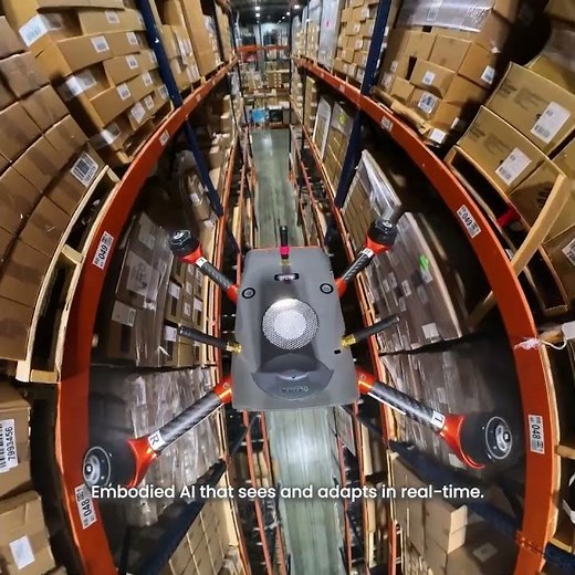 Embodied AI powers Corvus One Inventory Drones