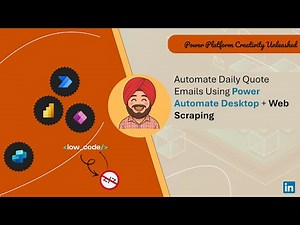 Automate Daily Quote Emails Using Power Automate Desktop + Web Scraping