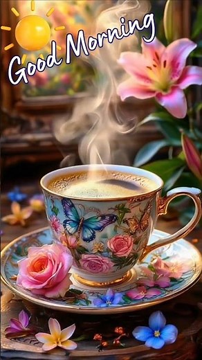 Good morning🌹 Morning nature✨Start a new day brightly🔅Summer melody