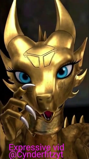 Golden cynder expressive tests🖤😍