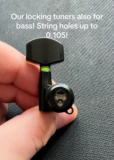 Locking tuners for bass? Why not! Our string holes can go up to 0.105 🔥🤘 #bassguitar #espguitars #jacksonguitars #ibanez #luthier #solarguitars