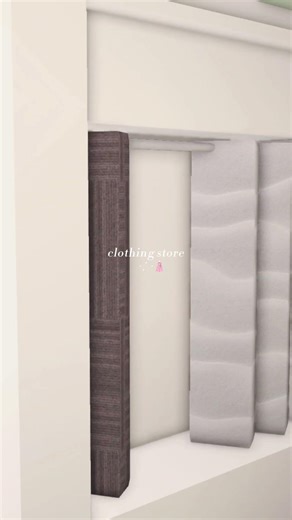 Clothes/fabric store in my city!! #roblox #bloxburg #bloxburgbuild #cozyaesthetic #fyp