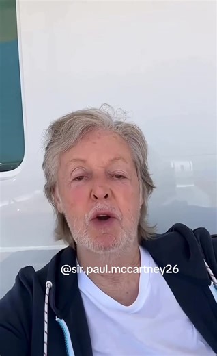 Thank You from Paul McCartney on His Backup Account