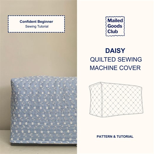 Sewing Machine Cover PDF Pattern & Step-by-step Instructions - Etsy