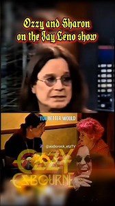 Ozzy and Sharon look back at the Show, From their Jay Leno interview #shorts