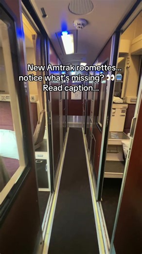 New Amtrak roomettes 🚆 …They removed the in-room toilet on these updated cars. Now the bathroom is down the hallway. Traveling from Fort Lauderdale to NYC by train—would you still book this? #sleepertrain #amtrak #amtraktrain #train #traintravel