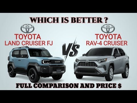 Toyota Land Cruiser FJ 2026 vs Toyota Rav4 | FJ Cruiser vs Rav4 Cruiser | Which is BETTER?