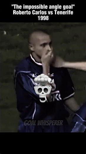 The impossible angle goal😱🔥#robertocarlos #realmadrid #legendary