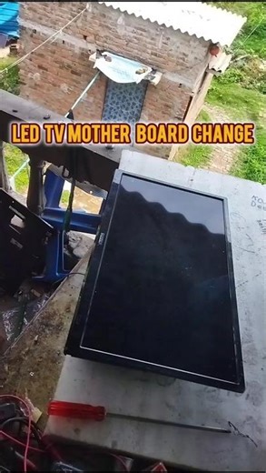 led tv motherboard change