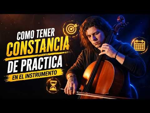 Aprende a generar el hábito de practicar tu instrumento.