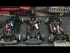 Comparison of the 1/10 Tamiya and Kyosho 4x4 track and rally TT01 / TT02 / Fazer MK2