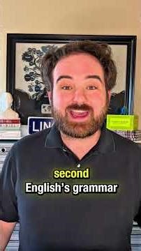 English isn’t as weird as we native speakers think! English isn’t the hardest language to learn!