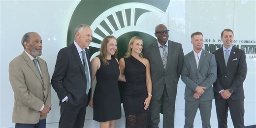 Mark Dantonio, Sam Vincent, and Nick Simmons inducted into the MSU Athletics Hall of Fame