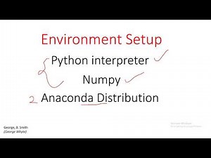 0.1 Linear Algebra with python/Numpy. Matrices and Determinant-Setup and installations.