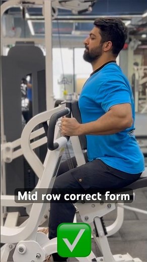 How to Use the Mid Row Machine (Correct Form) #correctform