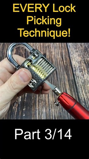 Every Way to Pick a Lock Part 3 #asmr #hack #hacker #escape #security #tactical #lockpicking #LOCK #padlock #bypass #locksmith #science #militar #secret #viralvideo #foryou #fyp #fypシ゚ #fbreels | Lock Picking V