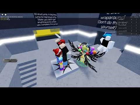 13 stud jump, 12 stud wrap around, 13.1 stud jump all in a row
