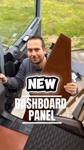 Tap Truck Interior | Truck Upholstery | NEW PRODUCT: Dashboard Panel🔥 Made to fit Renault T & Renault T High Available in 5 leather colors: black, anthracite, grey, brown, beige.... | Instagram