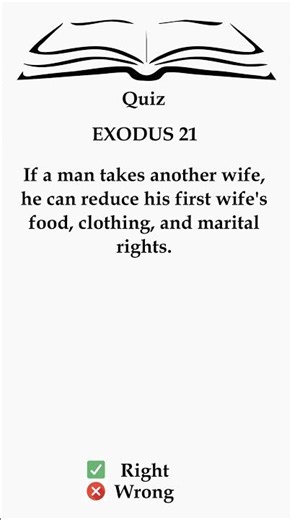 Exodus 21:10: Respect in Marriage 💍 Food, Clothing & Love ❤️