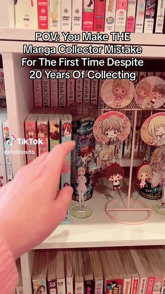 I see manga collectors talk about this all the time!! It happened to me for the first time somewhat recently!! (*´-`) i have a few other ‘duplicates’ in my collection but they were knowingly purchased and i will be clearing them from my manga collection shelf soon!! #manga #mangacollection