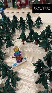 The ski slopes came to life on this Lego Winter Village Update!