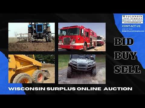 Bid, Buy & Sell With Wisconsin Surplus Online Auction