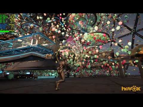 Havok Balloons Tech Demo on RTX 5070 — UE5.6 Physics Maxed [Benchmark]
