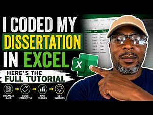 I Coded My Dissertation in Excel — Here's the Full Tutorial