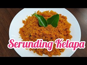 Singapore Coconut Floss Recipe / Serunding/Srondeng Kelapa