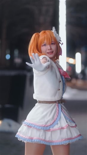 Yukimin on Instagram: "Happy Holidays! 🎄 Wishing you warm and cosy time with the loved ones ❤️ A full cinematic Snow halation cover will be out tomorrow on @risu_productions YT channel~ #lovelive #christmas #holidays #snowhalation #踊ってみた"