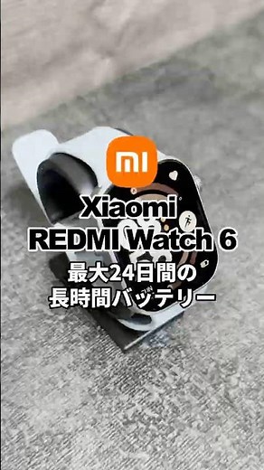 【Best Value】Up to 24-Day Battery Life! "Xiaomi REDMI Watch 6" 【Smartwatch】