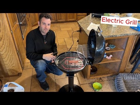 Techwood Indoor Outdoor Electric Grill with Stand 1600W