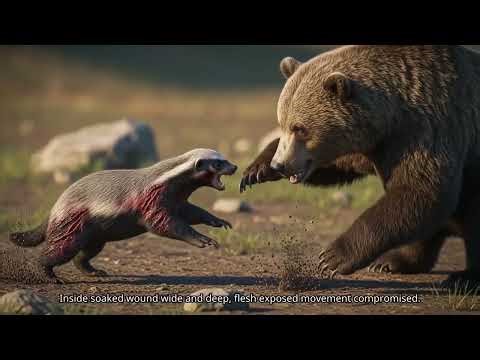 Grizzly Bear vs Honey Badger – The Fight Nobody Expected