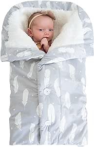 Snuggle Baby The Swaddle Blanket - Boho Feathers - Sleep Swaddle Blankets For Baby Boy & Girl - Infant Sleep Sack 0-3 Months - Newborn Wrap - Newborn Essentials For Baby